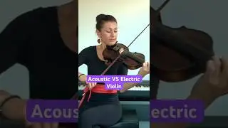 Acoustic VS Electric Violin 🎻#violin #violinist #violinmusic