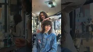 Mick Jagger inspired cut ✂️ #haircut #mickjagger #rockstar #shagcut