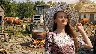 My Solo Life | How I Made Cottage Cheese Over a Fire in My Village Backyard!