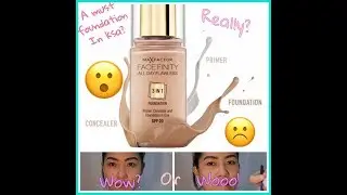 Reviewing facefinity foundation by max factor | MayielMadriaga vlog12
