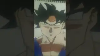 Goku Drawing 🔥 #drawing #gokuart #shorts #trendingshorts