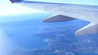 NCE (Nice) to DUS (D&uuml;sseldorf), Dec. 30th 2011, B737-700 D-ABLF Air Berlin, STRONG HEAD WIND [2/3]