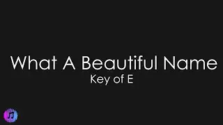What A Beautiful Name - Hillsong Worship | Piano Karaoke [Higher Key - E]