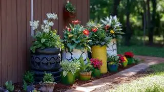 Trash to Treasure Garden Art: Creative Outdoor DIY Upcycling Ideas
