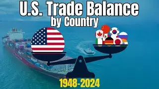 U.S. Trade Balance by Country (1948&ndash;2024) 📊 | America&rsquo;s Biggest Trade Surpluses and Deficits