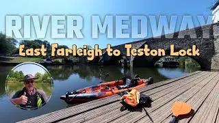 An Upstream Paddle From East Farleigh To Teston Lock On The River Medway.