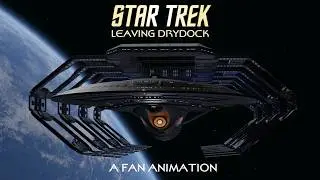 Enterprise-E Leaving Drydock – Star Trek Fan Animation (Blender VFX)