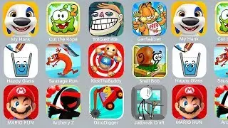 My Hank,Cut the Rope 2,Troll Quest Video Memes,GarfielDiet,Happy Glass,Sausage Run,Kick The Buddy