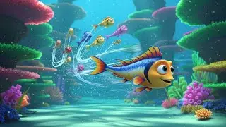 Little Fish Swim Swim 🐠🌊 | Kids Song 2026 | Nursery Rhymes for Toddlers