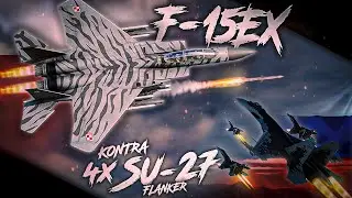 POLSKI F-15 EX vs ROSYJSKIE Su-27 - Symulator DCS World