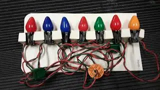 reviewing C7 vintage Christmas lights
