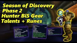 SoD hunter - Phase 2 Ranged and Melee Weaving BiS Gear + Talents + Runes