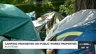 La Crosse Board of Public Works votes to prohibit camping on public works properties