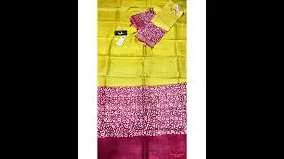pure tussar silk dress material