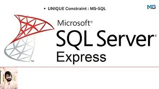 9.  UNIQUE Constraint : MS SQL