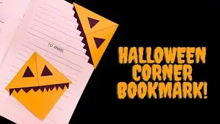 Halloween Corner Bookmark | Halloween Crafts