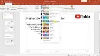 Arbeiten mit dem Folienmaster (Layout-Vorlagen f&uuml;r die Pr&auml;sentation) &ndash; PowerPoint-Tutorial