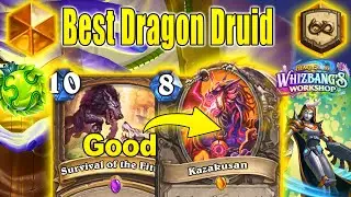 Survival of the Fittest Big Dragon Druid Is Actually Pretty Good! Whizbang's Workshop | Hearthstone
