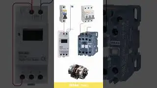 Digital Timer Switch and Magnetic Contactor Motor Connection in Motor Control Systems.