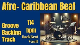Afro-Caribbean Groove 1 114 bpm | Groove Backing Track #GrooveDrums #PercussionTrack #afrocaribbean