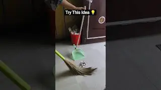 Try This New Idea💡Homemade Dust Pan Handle #diy #lifehacks #tricks #tips #viral #home #kitchen #idea