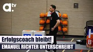 Erfolgscoach bleibt! Emanuel Richter unterschreibt Profivertrag | a.tv