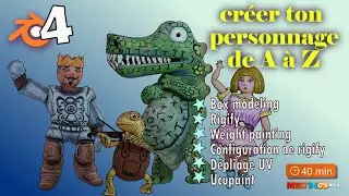BOX MODELING - RIGIFY - WEIGHT PAINT et UCUPAINT 4.x tuto complet en Fran&ccedil;ais .