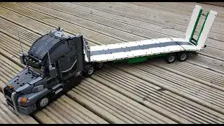 Lego MOC RC Low Loader Beavertail Trailer for Mack Anthem 42078
