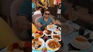 Iftar Buffet with Deira Waterfront view 😍 #dubai #iftarrecipes #dxb #foodie #food #insidedubai