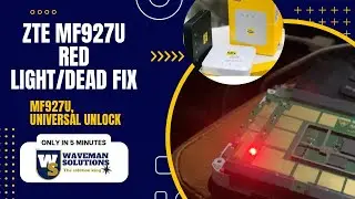 zte MF927U Red light and dead fix
