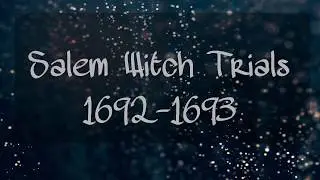 Salem Witch Trials and Mental Illness #salemwitches #witches #witchesparanormal #demonhaunting