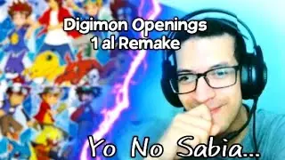 reaccion a Todos los Openings de Digimon , Del 1999 al 2020