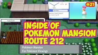POKEMON MANSION ROUTE 212!! TROPHY GARDEN?? - Pok&eacute;mon Shining Pearl Full Game Walkthrough Part 21