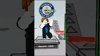 I beated the world record 😲 #roblox #worldrecord