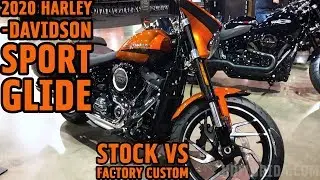2020 HARLEY-DAVIDSON SPORT GLIDE IN SCORCHED ORANGE & SILVER FLUX | MIDNIGHT BLUE | STOCK VS CUSTOM