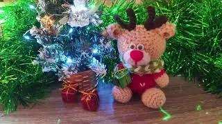 Renna Uncinetto Amigurumi Tutorial Natale 🎄 Reindeer Moose Crochet Christmas - Reno Crochet Navidad