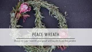 DIY Peace Sign Wreath | Holiday Decor | Mr Kate