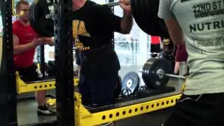 Kyle Keough 450x3 Squat 8/28/12