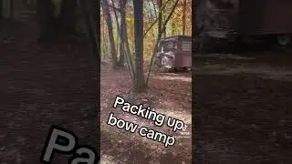 Cleaning Up Deer Camp #bow #hunting #camping