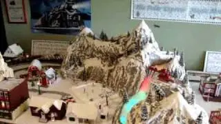 Polar Express Magic Mountain Disappearing Train Layout---- Believe!