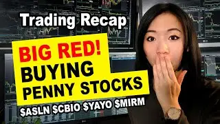 RED DAY from Buying Penny Stock Breakouts $ASLN $YAYO $SLDB $MIRM $RAD Trading Recap