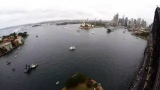 Time-lapse of Sydney Harbour, Australia Day 2017