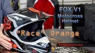 2014 FOX V1 Motocross Helmet Review by MxMegastore