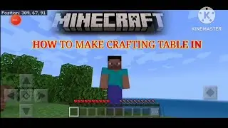 HOW TO MAKE CRAFTING TABLE IN MINECRAFT||POCKET VERSION MOBILE|#minecraft #gaming #games