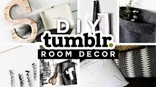 DIY Tumblr Room Decor Ideas for 2017 💡 ✂️ 🔨 Minimal & Affordable!