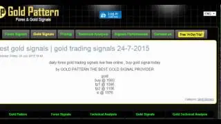 best gold signals | gold trading signals 24-7-2015