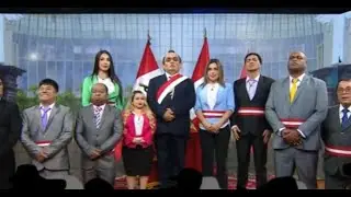 Presidente José Perí juramenta a su gabinete de ministros