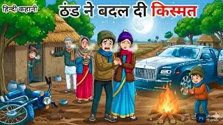 ठंड में गरीब किस्मत 2 | New hindi kahani | Bedtime stories cartoon video 