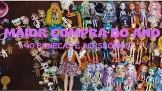 Comprei mais de 40 bonecas por R$300,00, vem ver elas!