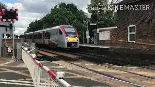 Trains at Westerfield Station.